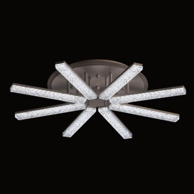 Люстра (пульт) Оскар 8X10W+22W RGB LED 220 V (510012008)