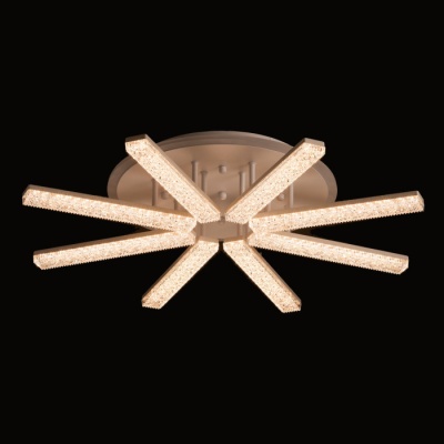 Люстра (пульт) Оскар 8X10W+22W RGB LED 220 V (510012008)