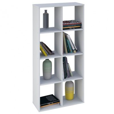 Стеллаж Polini Home Smart Кубический 8 секции (белый, арт.0001693.9)