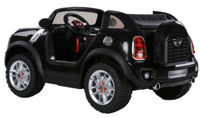 Электромобиль JJ298 MINI Beachcomber (12V, металлик, экокожа) черный
