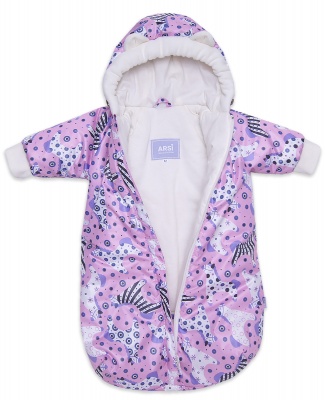 Комбинезон-мешок "Малышок", арт.511 (весна,осень ( t от -10 до +10 С)) сиреневый р.62, арт.511С-62
