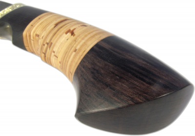 Нож ручной работы Ножемир Россия из дамасской стали АКУЛА (8601)д