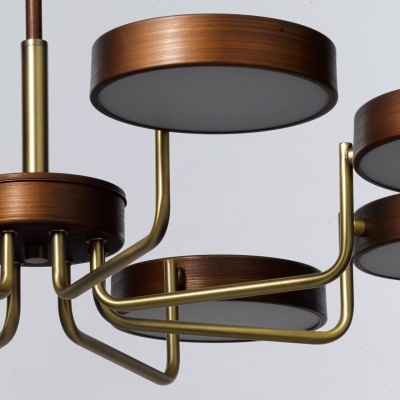 Люстра (пульт) Гамбург 8*12W LED 220 V (605015308)