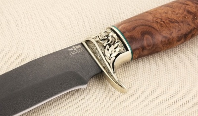 Нож булатный ручной работы Ножемир Limited ОРЛАН (4085)BULAT