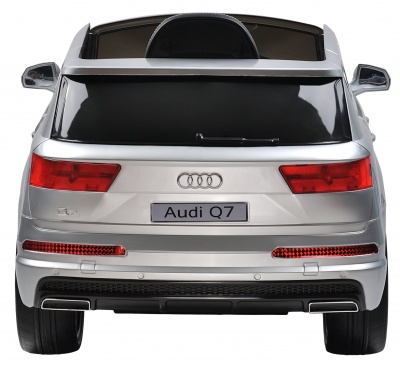 Электромобиль AUDI Q7 JJ555 колесо EVA, Экокожа (серый металик)