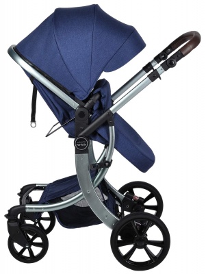Коляска трансформер Aimile Original (New Silver) 608L (Синий)