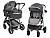 Коляска трансформер Pristina (Черный PS-15)