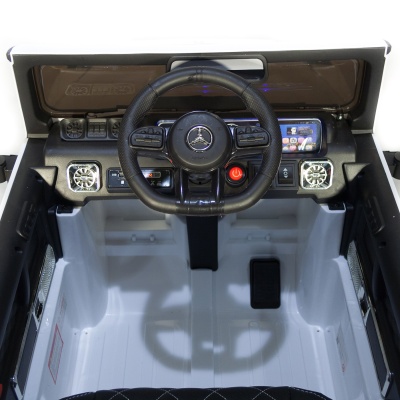 Электромобиль Mercedes-Benz G63 AMG BBH-0003 (белый)