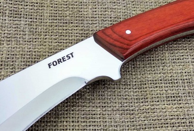 Мачете туристический зеркальная полировка деревянная рукоять Ножемир Forest T-101