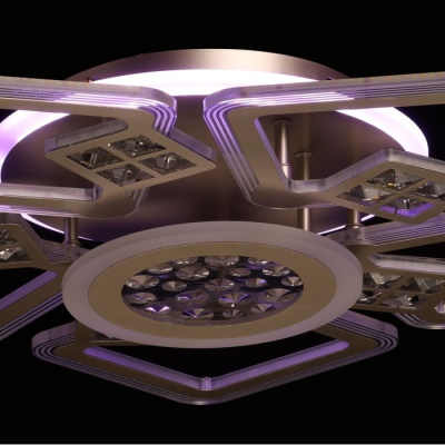 Люстра (пульт) Мадлен 134+28W LED 220 V (424016107)