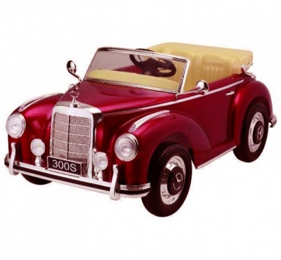 Детский электромобиль Mercedes 300S красный глянец