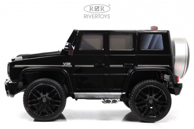 Детский электромобиль Mercedes-Benz G65 (E111EE) черный глянец