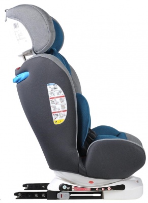 Автокресло детское CS-002 ISOFIX (Синий/серый)