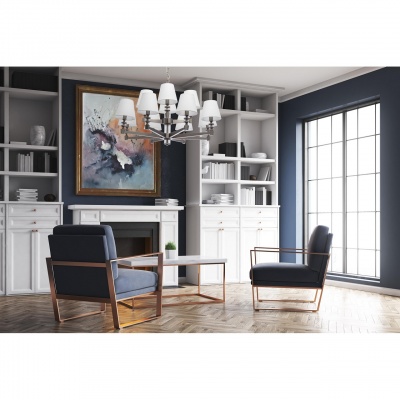 Люстра ДельРей 12*40W E14 220V (700012912)