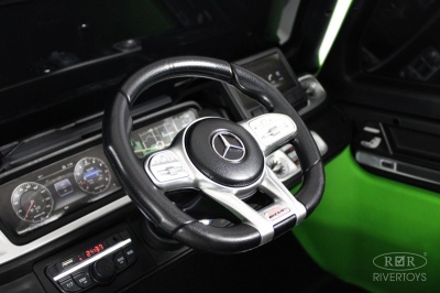 Детский электромобиль Mercedes Benz G63 Y777YY зеленый матовый