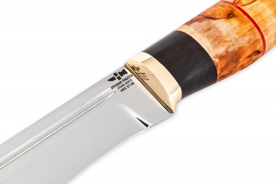 Нож ручной работы Ножемир Россия из нержавеющей стали 65Х13 КОМБАТ (2961)н