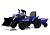 Детский электромобиль трактор-погрузчик T333TT синий