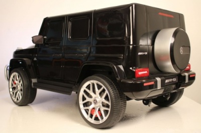 Детский электромобиль Mercedes-AMG G63 (S307) черный глянец