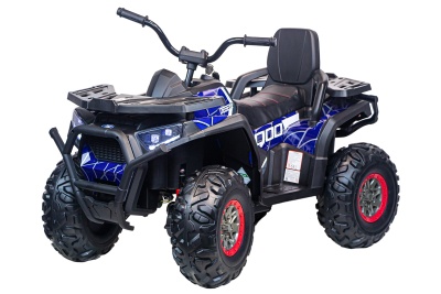 Электромобиль Квадроцикл Qwatro XMX607 4х4 (синий спайдер)