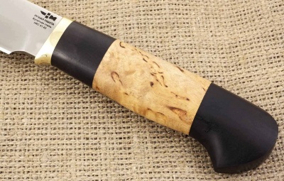 Нож ручной работы Ножемир Россия булатная сталь ВАРАН (5222)б