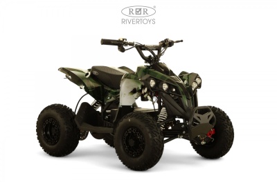 Детский электроквадроцикл MARK зеленый камуфляж