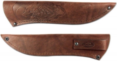 Нож ручной работы Ножемир Россия из дамасской стали ВАРАН (5719)д