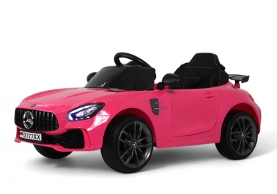Детский электромобиль Mercedes-Benz AMG GT X777XX розовый глянец