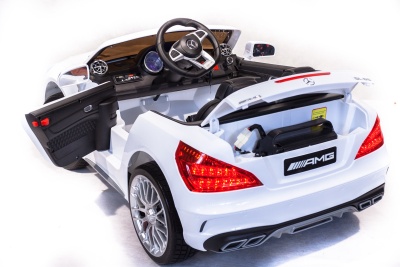 Электромобиль Mercedes-Benz SL65 (белый)
