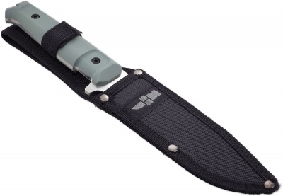 Нож туристический цельнометаллический Ножемир АК H-190AK с ножнами из кордуры