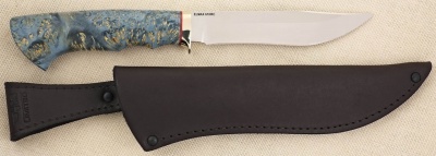 Нож Elmax ручной работы порошковая сталь Uddeholm Элмакс Ножемир Limited ГЕПАРД (4108)ELMAX