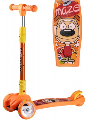 Самокат детский Farfello Maxi-897 (orange/оранжевый)