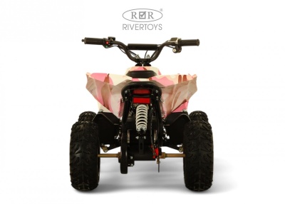 Детский электроквадроцикл MARK розовый камуфляж