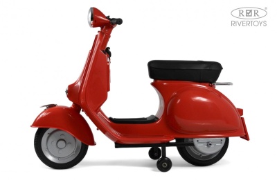 Детский электроскутер VESPA (M888MM) красный