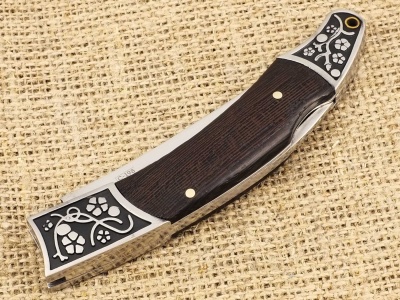 Нож складной Ножемир Чёткий Расклад Силуэт C-198 с нейлоновым чехлом