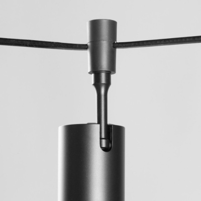 Трек-светильник Флекси 12W LED 4000К 48 V черный d5,5см (852011901)