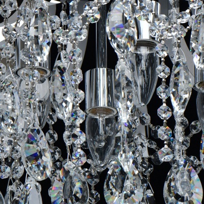 Люстра (пульт) Бриз 4*60W E27+12*8W LED 220 V (464019916)