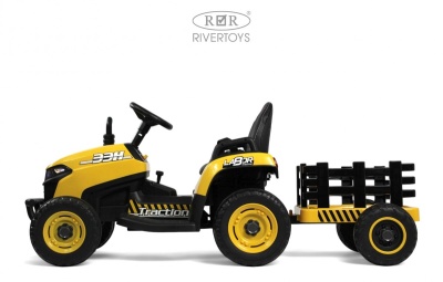 Детский электромобиль K111KK желтый
