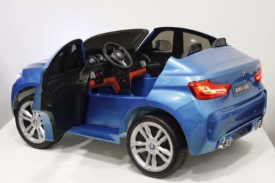 Детский электромобиль X6M (JJ2168) синий глянец
