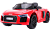 Электромобиль JJ2198 Audi R8 Spyder (лицензия, 12V, металлик, EVA, экокожа) красный
