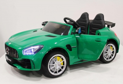 Детский электромобиль Mercedes-Benz GT-R-зеленый