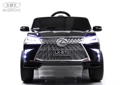 Детский электромобиль Lexus 570 (E555EE) черный глянец