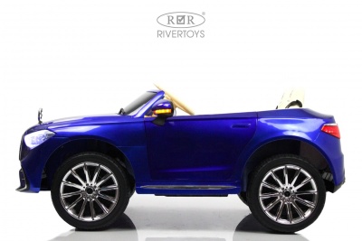 Детский электромобиль М333БХ 4WD синий глянец