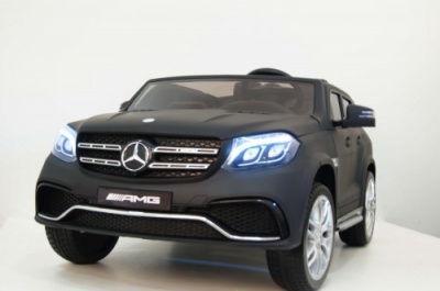 Детский электромобиль GLS63 AMG черный матовый