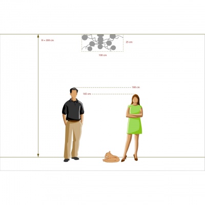 Люстра Оливия 8*40W E14 220 V (306012808)