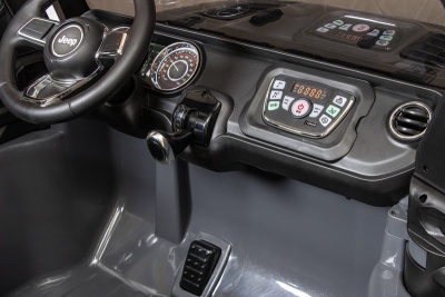 Электромобиль Джип Jeep Rubicon 6768R (серый)