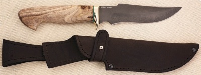 Нож булатный ручной работы Ножемир Limited КАРДИНАЛ (4042)BULAT