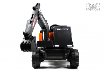 Детский электромобиль трактор Volvo (Y444YY) оранжевый