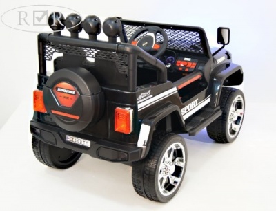Детский электромобиль T008TT 4WD черный