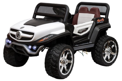 Электромобиль Багги Unimog Small 4x4 (белый)