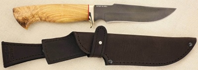 Нож булатный ручной работы Ножемир Limited КАРДИНАЛ (4072)BULAT